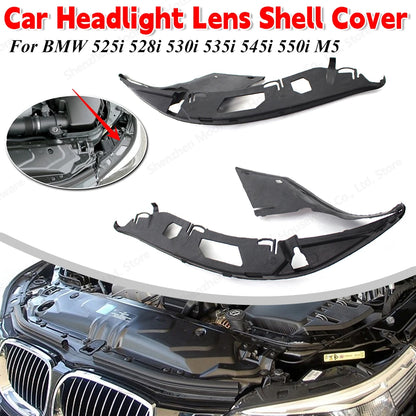 1 Pair Car Headlight Lens Seal Gasket for BMW E60 5 Series 04-10 m5 63126934511 63126934512 Car Headlight Lens Shell Cover