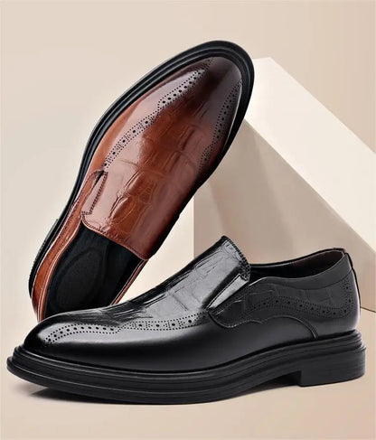 Men's Casual Business Formal Leather Oxfords Shoes Male Wedding Party Office Gentleman Shoes