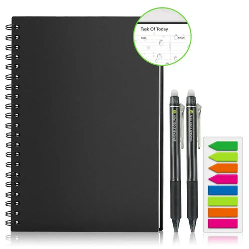 A4 Reusable Erasable Notebook With Pen&Cloth Microwave Heating Waterproof Notepad Office School Smart Notebook EzBuyCo