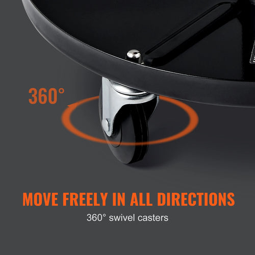 VEVOR Mechanic Stool 250 LBS Rolling Pneumatic Creeper Garage/Shop Seat Padded Rolling Workshop Stool for Garage Auto Repair