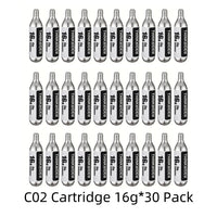 ThinkRider 16g Threaded CO2 Cartridges or CO2 Inflator for Bike Tires - Cartridge for CO2 Inflator with Threaded Connection EzBuyCo