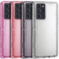 For Samsung Galaxy Note 20/Note 20 Ultra 5G Phone Case Hybrid Rugged Shockproof Protective Heavy Duty Hard Transparent Cover