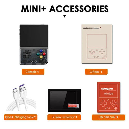 MIYOO Mini Plus Portable Retro Handheld Game Console V2 Mini+ IPS Screen Classic Video Game Console Linux System Children's Gift EzBuyCo