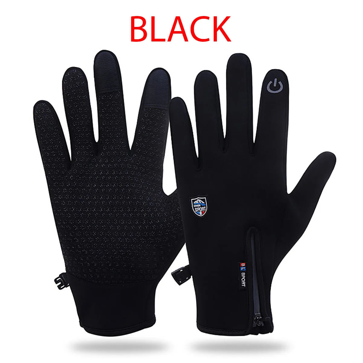 Winter Warm Motorcycle Gloves With Wrist Support Touch Screen Cycling Gloves Outdoor Sport Anti-slip Windproof Full Finger Glove