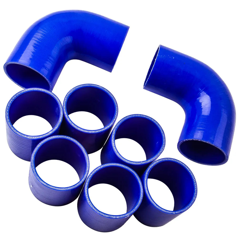 T3 T4 Universal Turbo 0.63 A/R V Band 420HP 4/6 Cly + 2.5" 64mm 8PCS PIPING Kit