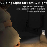 LED Night Light Outlet with 24W USB C+A Fast Charging, 4.8A, On/Off Switch