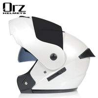 Casco capacetes double dual lens helmet motorcycle helmet full face helmets downhill racing helmets motorfiets helm EzBuyCo