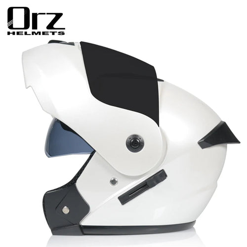 Casco capacetes double dual lens helmet motorcycle helmet full face helmets downhill racing helmets motorfiets helm EzBuyCo