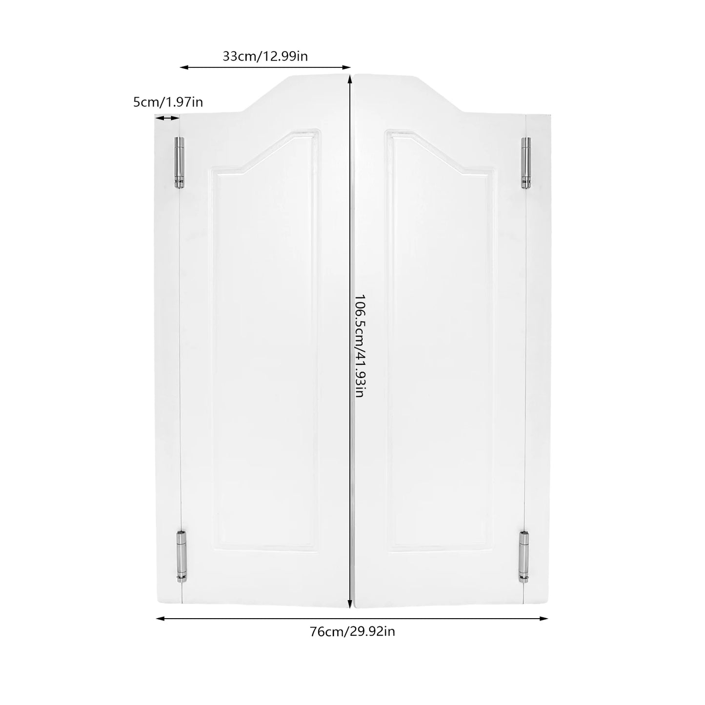 Double Partition Door - Solid Wood Swing Door, Porch Entrance Bar Door, Half Waist Door, Sliding Door, Kitchen Bathroom Walkway