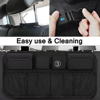 Car Trunk Hanging Storage Bag Back Seat Universal Large Capacity Oxford Waterproof Multi-pocket Car Trunk Storage Bag Organizer