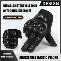Motorcycle Gloves for Men Women Full Finger Touchscreen Motorbike Gloves for BMX ATV MTB Riding Road Racing Motocross Gloves