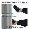 1pc Solid color full shading and sun protection 100% Blackout curtains, bedroom and living room shading curtains EzBuyCo