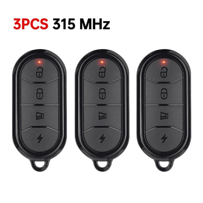 3/2/1PCS 433MHz/315MHz Cloning Duplicator Auto Copy Remote Controller 4 Buttons Replacement Key Fob Universal Garage Gate Opener