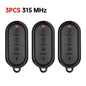 3/2/1PCS 433MHz/315MHz Cloning Duplicator Auto Copy Remote Controller 4 Buttons Replacement Key Fob Universal Garage Gate Opener