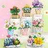 LOZ Flower Bouquet Building Blocks Kit DIY Flowers Block Toys Set Valentine's Day Rose Bricks Set Gift for Girls Friends adults