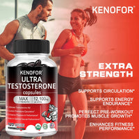 Male Strength Supplement - 12100mg Per Serving, Supports Energy, Endurance and Strength, Relieves Fatigue, Increases Muscle Mass EzBuyCo