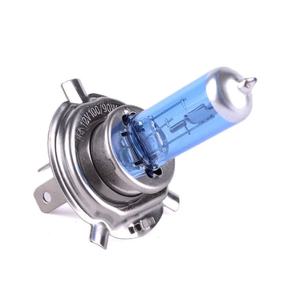 2Pcs/Lot 12V 100W H4 Xenon Gas Super Bright White Car Headlight Light