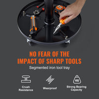 VEVOR Mechanic Stool 250 LBS Rolling Pneumatic Creeper Garage/Shop Seat Padded Rolling Workshop Stool for Garage Auto Repair