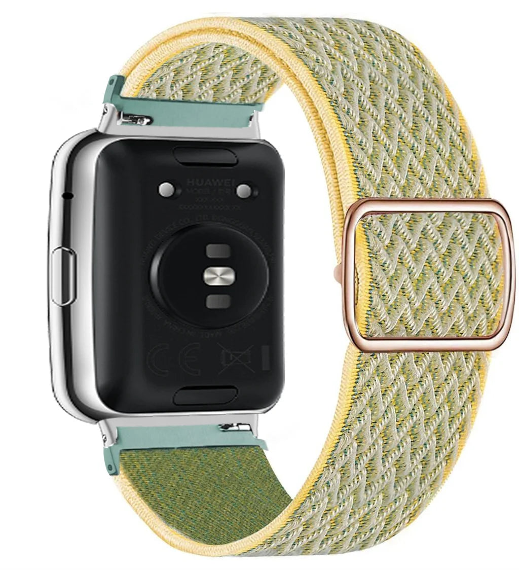 Scrunchie Band For Huawei Watch Fit 2 Strap Smartwatch Accessories Elastic Nylon Loop Bracelet Correa Huawei Watch fit2 band