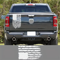 Premium Glossy American Flag Car Stickers Durable Auto Vinyl Decals for Dodge Ram Ford F150 Trucks Easy To Apply Decoration