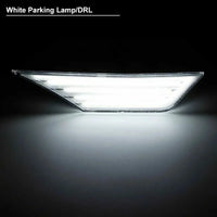 2Pcs For 10th Gen Honda Civic MK10 2016-2021 LED Amber Side Marker Indicator Repeater Light Turn Signal Lamp Blinkers White DRL