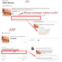 DOREMI Crystal Custom Hairpins Letter Shining One Side Customized Name Hair Clip Shark Clip