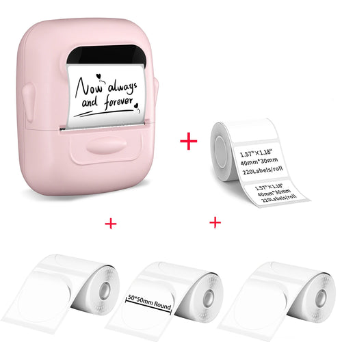 Marklife P50 Label Maker Mini Portable Thermal Printer Self-adhesive Label Printer Similar as E210 M110 Print Label Sticker