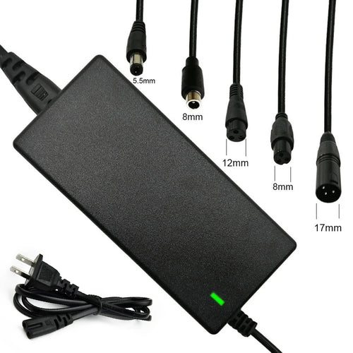 Brand New Power Adapter AC 100-240V Black DC 42V 2A Electric Scooter Accessories US/ EU/ UK Plug For 24-36v Lithium Battery