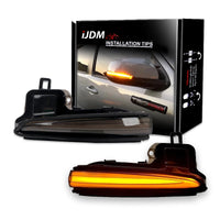 2pc Dynamic Sequential Blink/Flow LED Side Mirror Turn Signal Light Assembly For 2016-2023 Toyota Tacoma,2019-up RAV4 Highlander