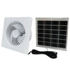 Solar 12V Extractor Ventilation Fan Energy-saving Exhaust Air Blower Air Vent Window Wall Fan Kitchen Bathroom Chicken/Duck Coop