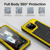 For iPhone 15 14 13 12 11 Pro Max XS XR 8 7 Plus SE3 IP68 Waterproof Rugged Metal Armor Case Shockproof Cover Screen Protector