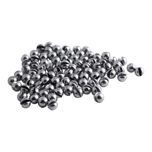 205pcs Premium Lead Fishing Sinkers With Convenient Storage Box - 5 Round Sizes for Accurate Casting and Deep Water Fishing