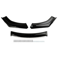 Areyourshop 4PCS Universal Car Front Bumper Lip Body Kit Splitter Spoiler Diffuser Protector Auto Parts