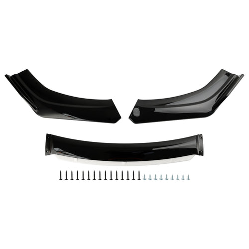 Areyourshop 4PCS Universal Car Front Bumper Lip Body Kit Splitter Spoiler Diffuser Protector Auto Parts