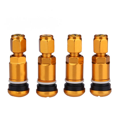 4pcs Auto Tubeless Tire Valve Stems | Dust Caps | High-Quality Automotive Replacement Parts