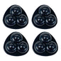 4pcs Swivel Caster Wheels No Noise Self Adhesive Universal Pulley Rotating Wheels for Trash Can Bottom Kitchen Small Appliances