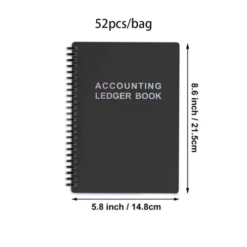 Mr.paper， A5 Accounting Book 50pcs/book of High Quality Office Supplies Simple Ledger 100g High Quality Writing Paper