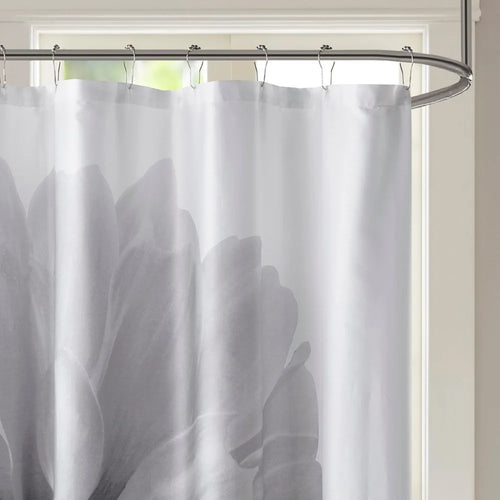 Printed Floral Cotton Shower Curtain Bathroom Products