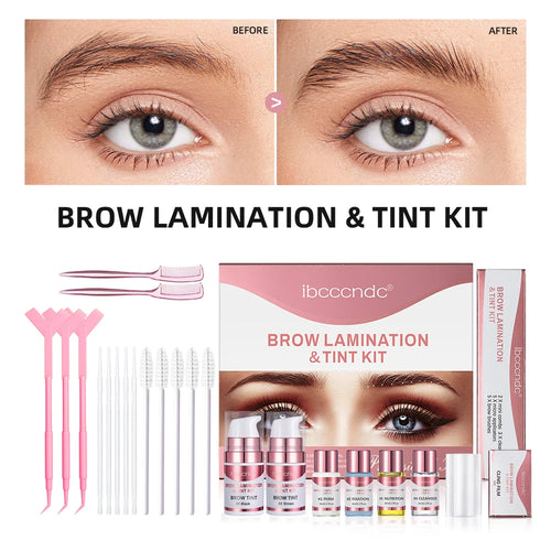 Semi-permanent Brow or Lash Lift And Tint Kit Professional Brow Lamination Eyelash Lifting Perming Lashes Home Use Dye Brow Tool