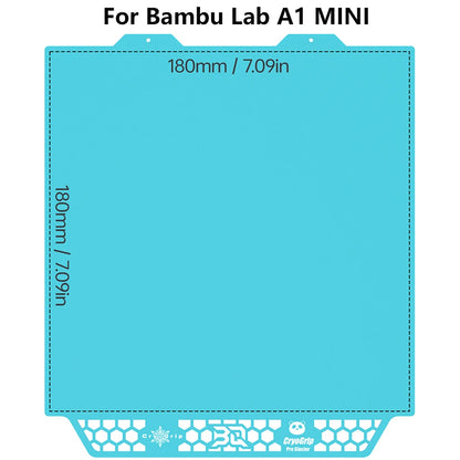 BIGTREETECH Panda Build Plate For Bambu Lab P1 A1 X1 A1 Mini Sheet Spring Steel PEI PEO PET CryoGrip Pro Honeycomb Houndstooth