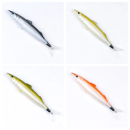 QX2B 6 упаковок ручок Fishing Party Кулькова ручка Fishing Pen Ручка у формі риби Подарунок Креативні канцтовари Офісне приладдя