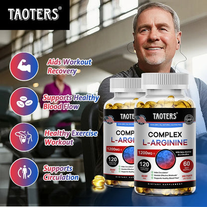 Extra Strength - 1200 mg, Men's Sports Supplement to Help Support Muscle Growth, Blood Flow and Energy