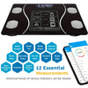 Smart Body Fat Scale Wireless LED Digital Bathroom Weight Scale Body Composition Analyzer Testing Scale
