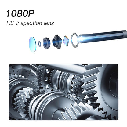 Endoscope Camera with Light 2.8 Inch Screen Scope Camera HD1080P 8MM Lens Pipe Inspection USB Borescope 8 LED 2600mAh