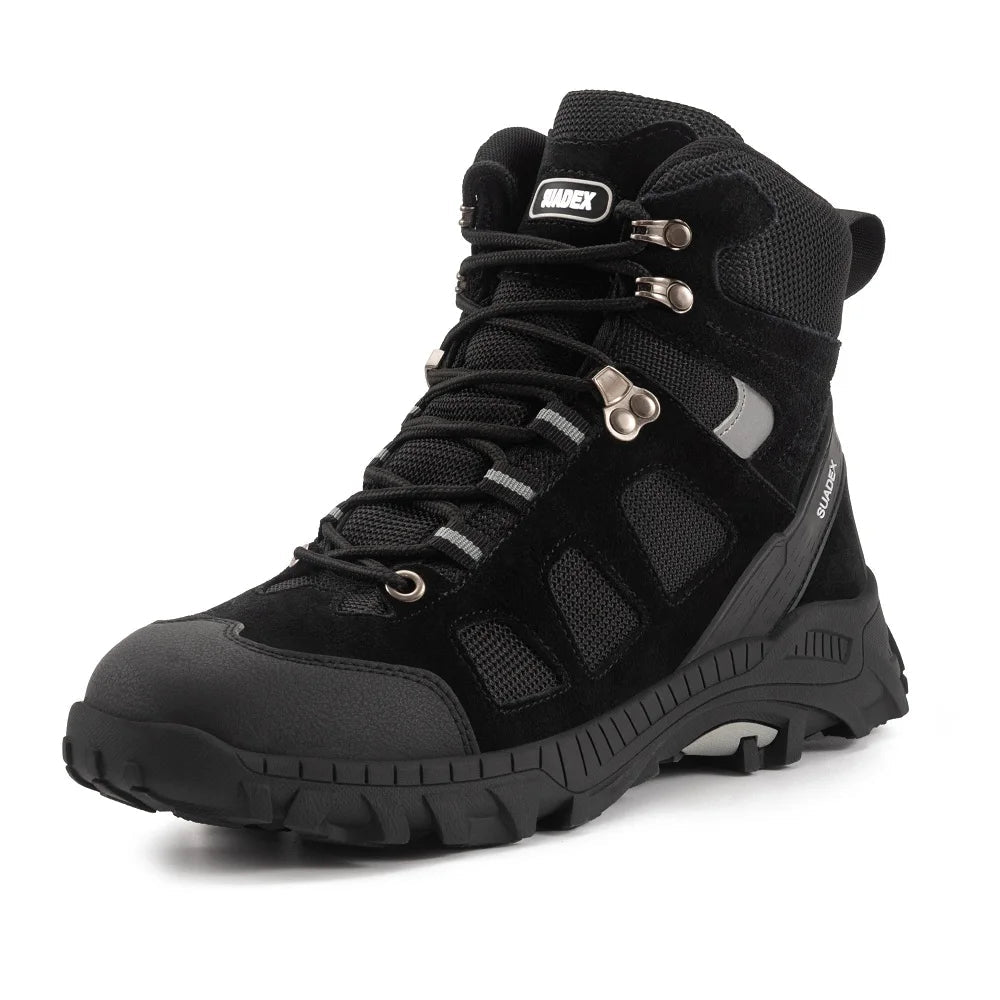 SUADEX S1 Safety Boots Men Work Shoes Anti-Smashing Steel Toe Work Safety Shoes Male Female Boots Anti-slippery EUR Size 37-48 EzBuyCo