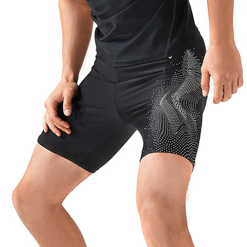 Men Swimwear Tight Swim Quick-Drying Professional Racing Training Swimsuit Comfortable Adjustable Racing and Training Swimsuit