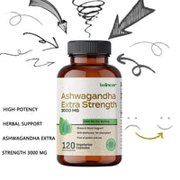 Balincer Ashwagandha Capsules | Ashwagandha Extract Supplement | Boost Energy, Relieve Stress, Support Mood & Focus