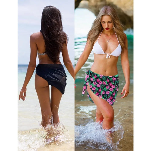 Sarong Wraps for Women, Beach Cover Ups for Women, Chiffon Sarong Swimsuit Coverup for Pool, Summer Wear