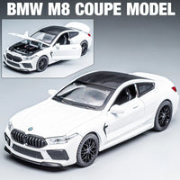 1:32 BMW M8 IM Supercar Alloy Diecasts & Toy Vehicles Metal Toy Car Model Sound and light Collection Kids Toy