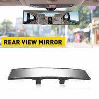 240MM Wide Convex Interior Clip On Rear View Clear Mirror Universal Anti Glare Anti-fog Panoramic Rear View Mirror Curved Mirror